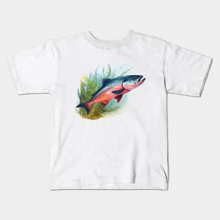 Pacific Northwest Salmon Kids T-Shirt